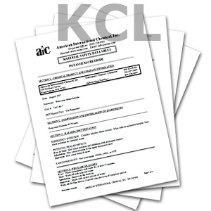 Edlaw Potassium Cloride MAterial Safety Data Sheets (MSDS)