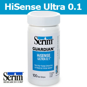 SERIM GUARDIAN™  HiSENSE ULTRA 0.1™  TEST STRIPS 