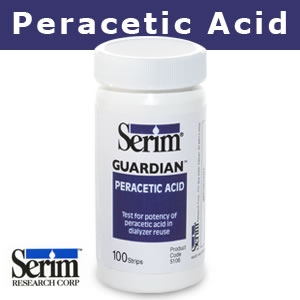 SERIM   GUARDIAN™  PERACETIC ACID  TEST STRIPS 