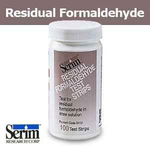 SERIM  RESIDUAL  FORMALDEHYDE  TEST STRIPS 