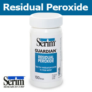 SERIM GUARDIAN™  RESIDUAL PEROXIDE  TEST STRIPS 