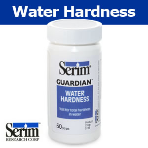 SERIM GUARDIAN™  WATER HARDNESS  TEST STRIPS 